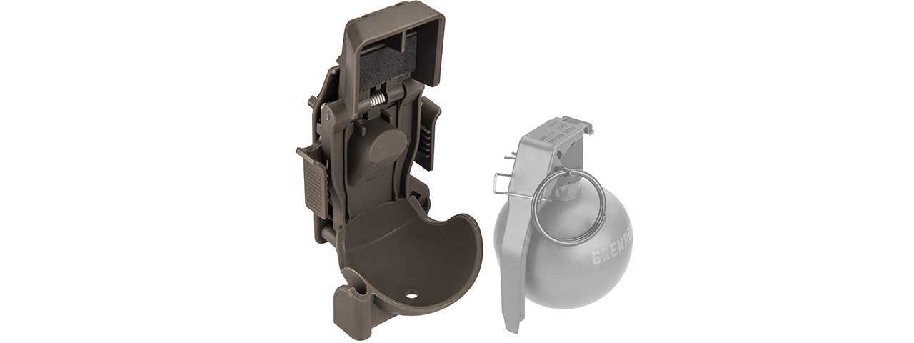 Lancer Tactical Quick Release Sleeve for M67 Grenade (FOLIAGE)