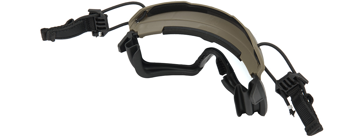 Lancer Tactical Helmet Safety Goggles [Clear Lens] (FOLIAGE) - Click Image to Close