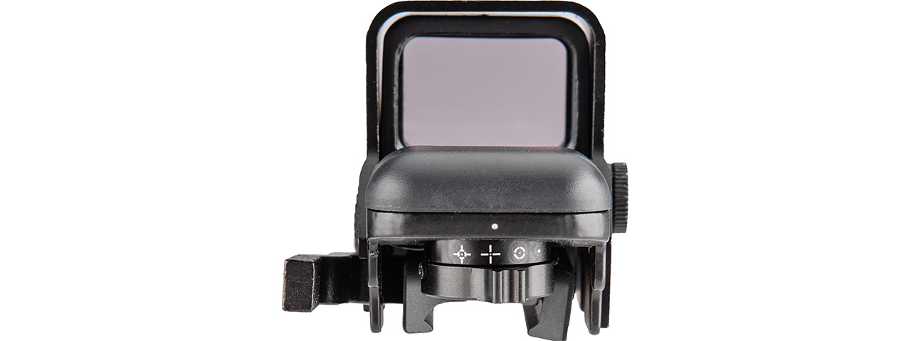 Lancer Tactical 4-Reticle Red/Green Dot Reflex Sight w/ QD Mount (BLACK) - Click Image to Close