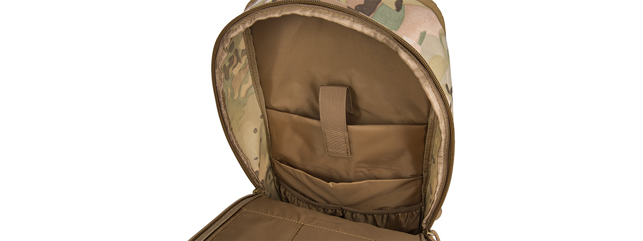 Lancer Tactical 1000D EDC Commuter MOLLE Backpack w/ Concealed Holder (CAMO)