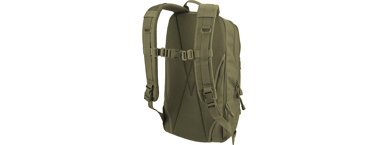 Lancer Tactical 1000D EDC Commuter MOLLE Backpack w/ Concealed Holder (OD GREEN)