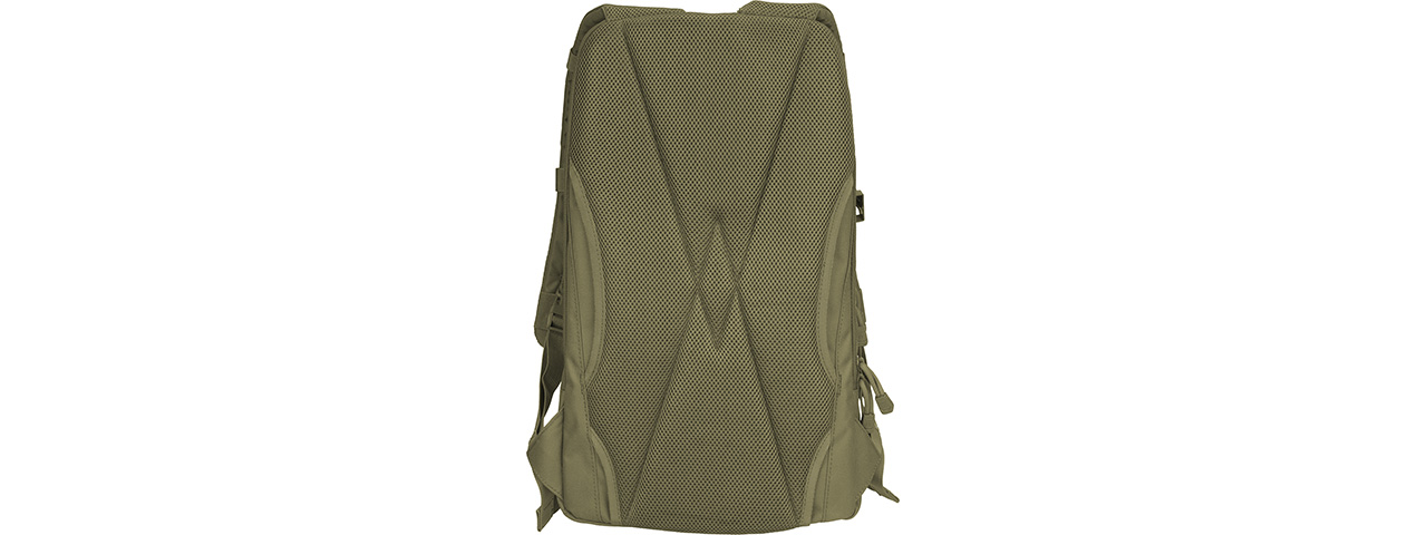 Lancer Tactical 1000D EDC Commuter MOLLE Backpack w/ Concealed Holder (OD GREEN)