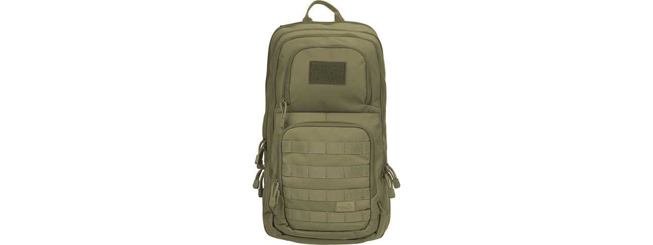 Lancer Tactical 1000D EDC Commuter MOLLE Backpack w/ Concealed Holder (OD GREEN)