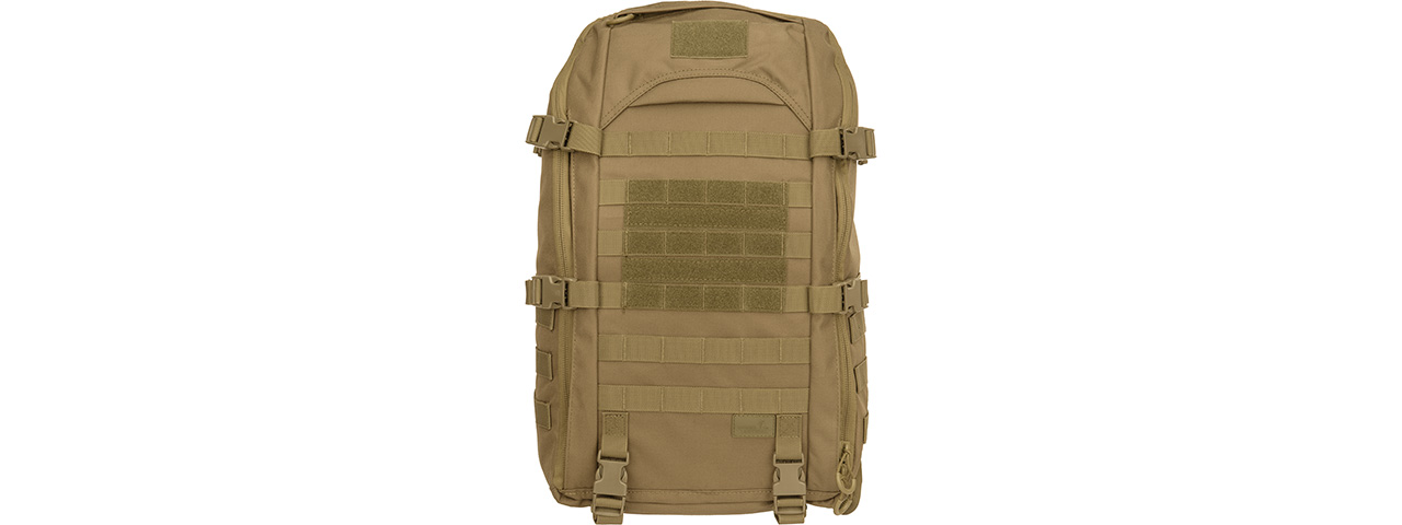 Lancer Tactical 1000D Modular Assault Backpack (KHAKI) - Click Image to Close