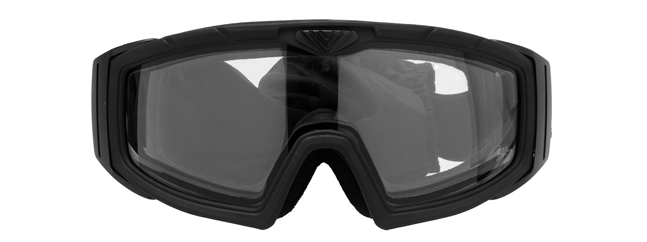 Lancer Tactical Rage Protective Black Airsoft Goggles (SMOKE/YELLOW/CLEAR LENS)