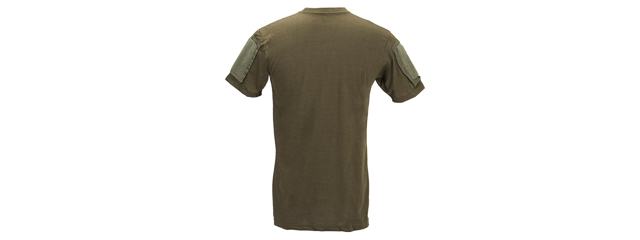 Lancer Tactical Airsoft Ripstop PC T-Shirt [LARGE] (OD GREEN)