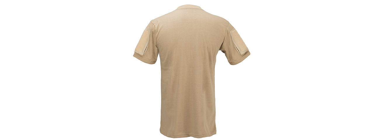 Lancer Tactical Airsoft Ripstop PC T-Shirt [Small] (COYOTE BROWN) - Click Image to Close