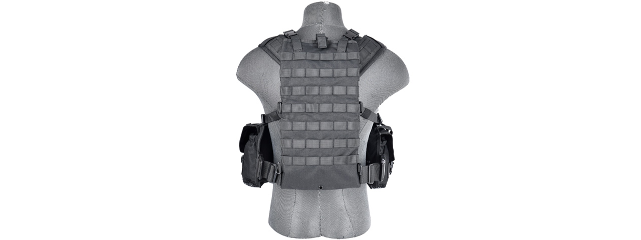 CA-307BN NYLON MODULAR CHEST RIG (BK)