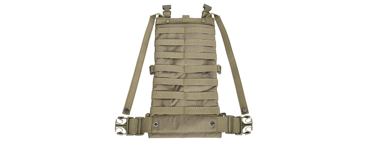 Lancer Tactical CA-307 Modular Chest Rig PALS MOLLE Vest w/ Hydration Pack Slot