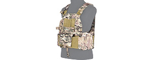 CA-315C SLK Tactical Vest w/ Side Plate Dual-Mag Compartment (Camo)