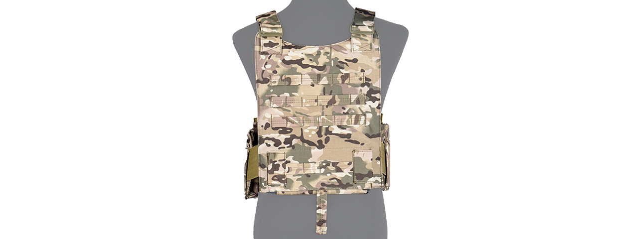CA-315C SLK Tactical Vest w/ Side Plate Dual-Mag Compartment (Camo)