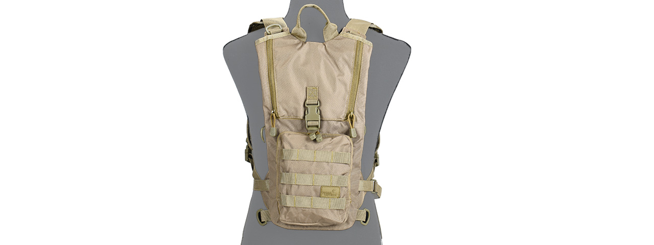 CA-321KN LANCER TACTICAL LIGHTWEIGHT HYDRATION BACKPACK (COYOTE BROWN) - Click Image to Close