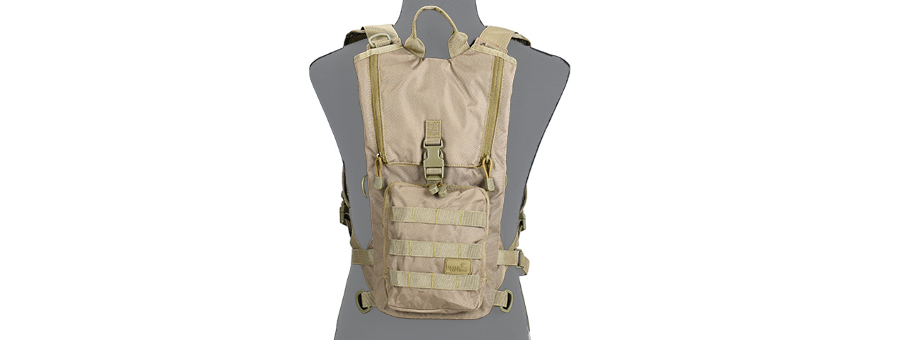 CA-321KN LANCER TACTICAL LIGHTWEIGHT HYDRATION BACKPACK (COYOTE BROWN)