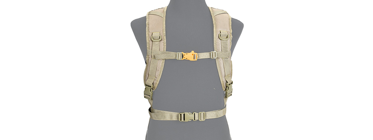CA-321KN LANCER TACTICAL LIGHTWEIGHT HYDRATION BACKPACK (COYOTE BROWN)