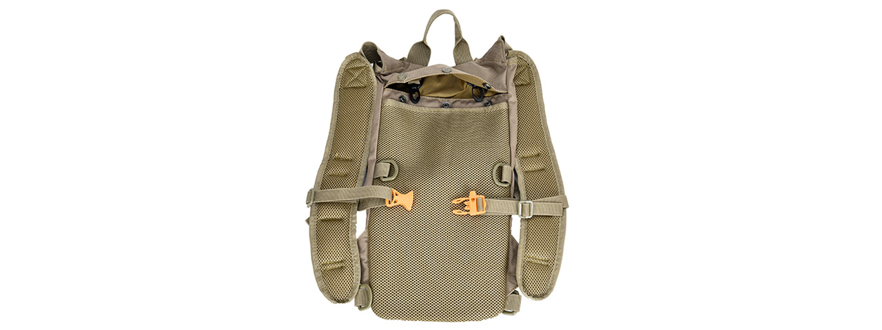 CA-321KN LANCER TACTICAL LIGHTWEIGHT HYDRATION BACKPACK (COYOTE BROWN) - Click Image to Close