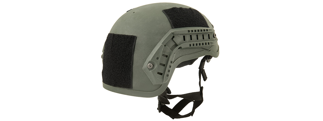 Lancer Tactical CA-333G MICH 2001 NVG Helmet in OD