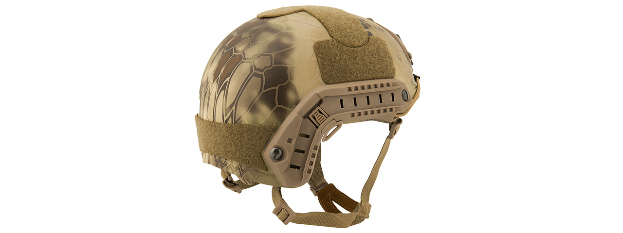 Lancer Tactical Airsoft Ballistic MH Type Helmet (Color: HLD Camo) - Click Image to Close