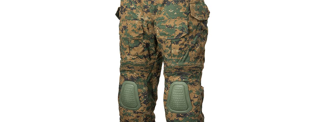 Lancer Tactical Airsoft Combat Pants [Large] (JUNGLE DIGITAL) - Click Image to Close