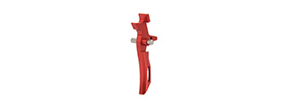 Lancer Tactical RA Style Aluminum Trigger for AEG Airsoft Rifles (RED )