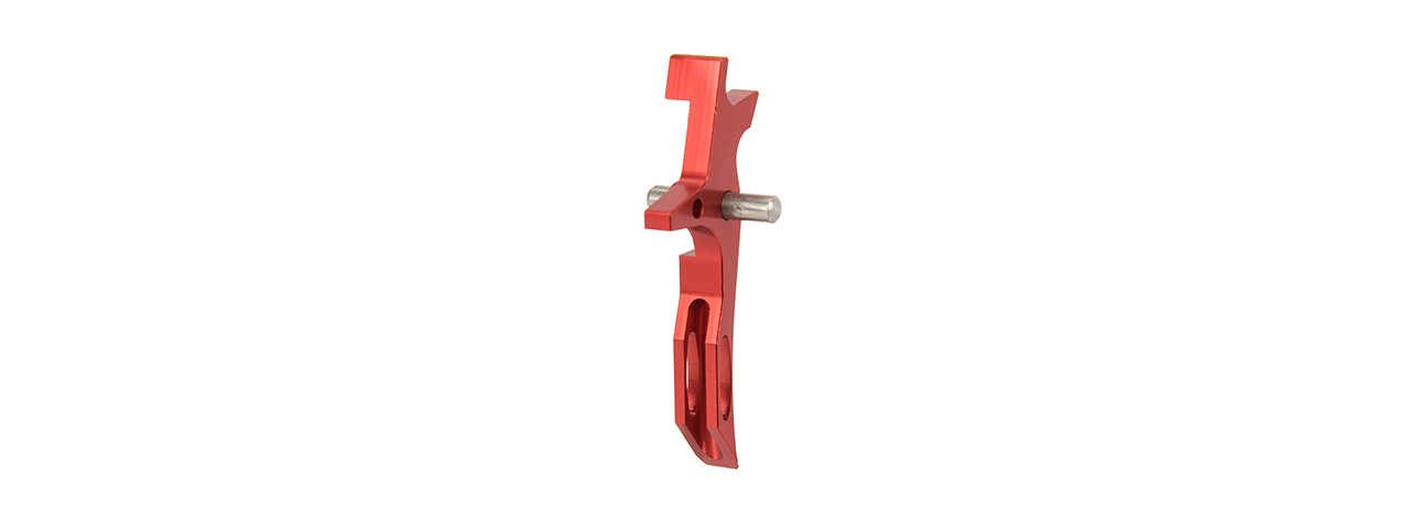 Lancer Tactical RA Style Aluminum Trigger for AEG Airsoft Rifles (RED ) - Click Image to Close