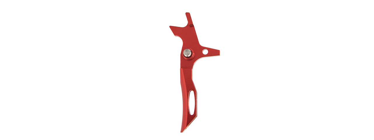 Lancer Tactical RA Style Aluminum Trigger for AEG Airsoft Rifles (RED ) - Click Image to Close