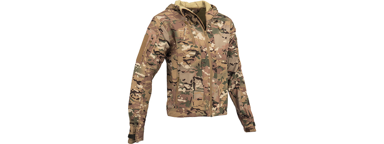 Lancer Tactical Airsoft Softshell BDU Jacket [X-SMALL] (CAMO)