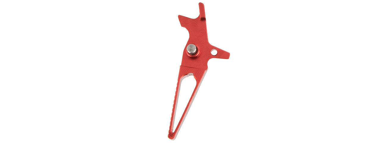 Lancer Tactical Elf Style AEG Trigger (Type A) (RED) - Click Image to Close