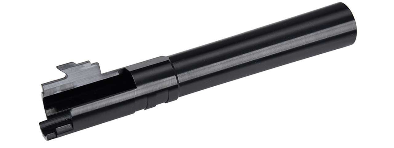 COWCOW Bull Style Threaded Outer Barrel for TM Hi-Capa 5.1 Pistols (BLACK) - Click Image to Close