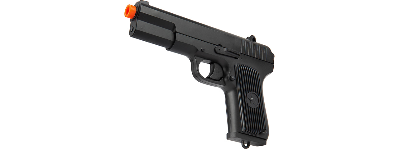 Double Bell TT-33 Metal Body Airsoft Spring Pistol (Black) - Click Image to Close