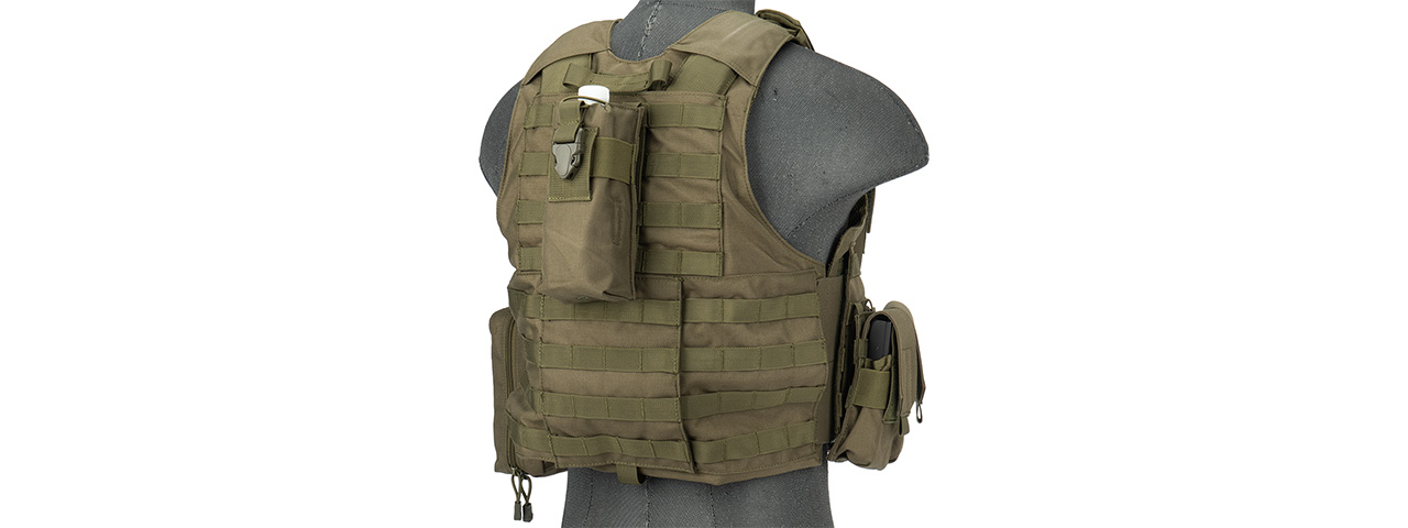 Rapid Response Maritime MOLLE Tactical Vest [1000D] (OD GREEN)