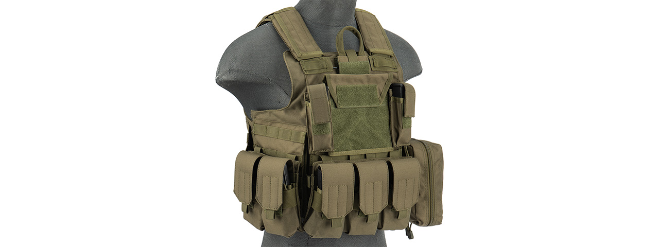 Rapid Response Maritime MOLLE Tactical Vest [1000D] (OD GREEN)