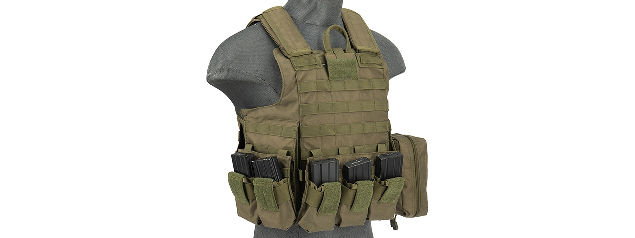 Rapid Response Maritime MOLLE Tactical Vest [1000D] (OD GREEN)