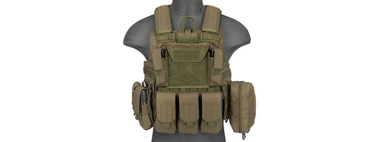 Rapid Response Maritime MOLLE Tactical Vest [1000D] (OD GREEN)