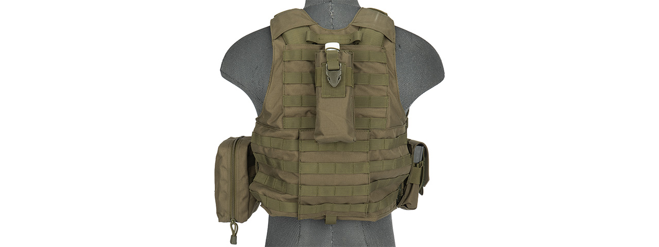 Rapid Response Maritime MOLLE Tactical Vest [1000D] (OD GREEN)