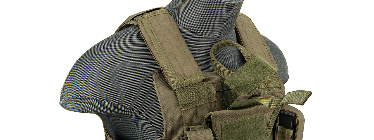 Rapid Response Maritime MOLLE Tactical Vest [1000D] (OD GREEN) - Click Image to Close