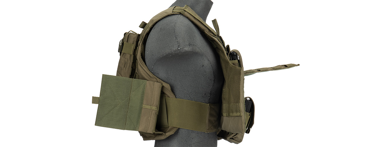 Rapid Response Maritime MOLLE Tactical Vest [1000D] (OD GREEN)