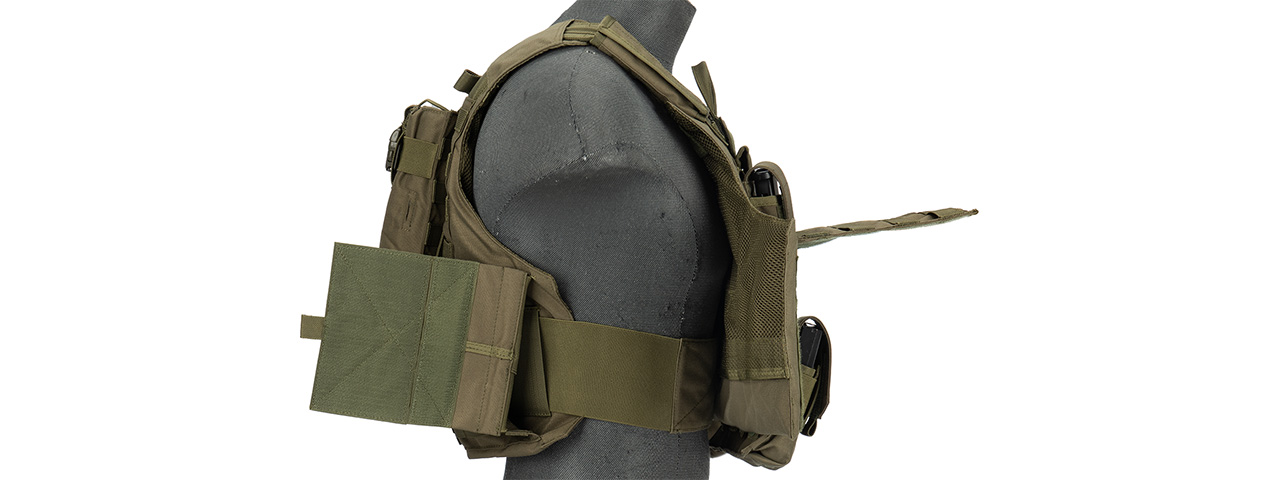 Rapid Response Maritime MOLLE Tactical Vest [1000D] (OD GREEN) - Click Image to Close