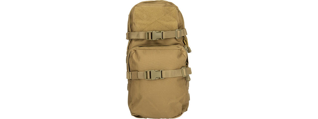 Alpha-8 MOLLE Hydration Pack w/ Bladder (TAN) - Click Image to Close