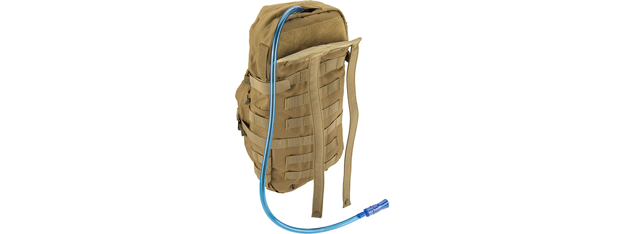 Alpha-8 MOLLE Hydration Pack w/ Bladder (TAN) - Click Image to Close
