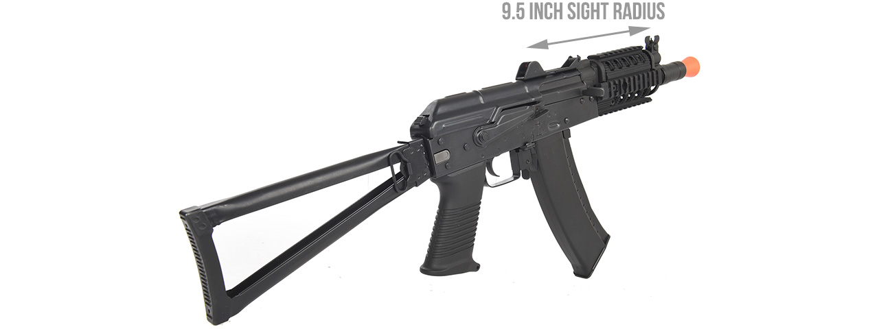 E&L Airsoft Tactical Platinum MOD A AEG Airsoft Rifle (BLACK) - Click Image to Close