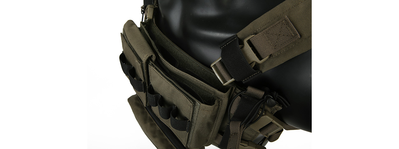 Emerson Gear Low Profile Modular Chest Rig System- BLACK