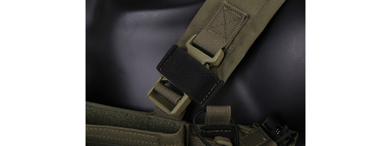 Emerson Gear Low Profile Modular Chest Rig System (RANGER GREEN)