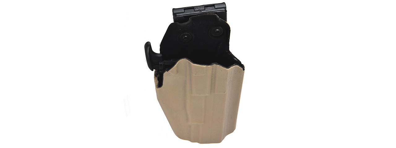 Emerson Gear Universal Hard Shell Pistol Holster w/ Belt Clip [Right Handed] (DARK EARTH) - Click Image to Close