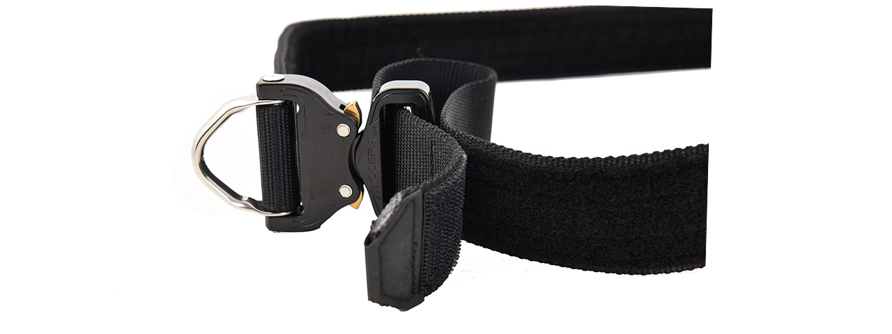 Emerson Gear Cobra 1.75" Tactical D-Ring Rigger Belt [Medium] (BLACK) - Click Image to Close