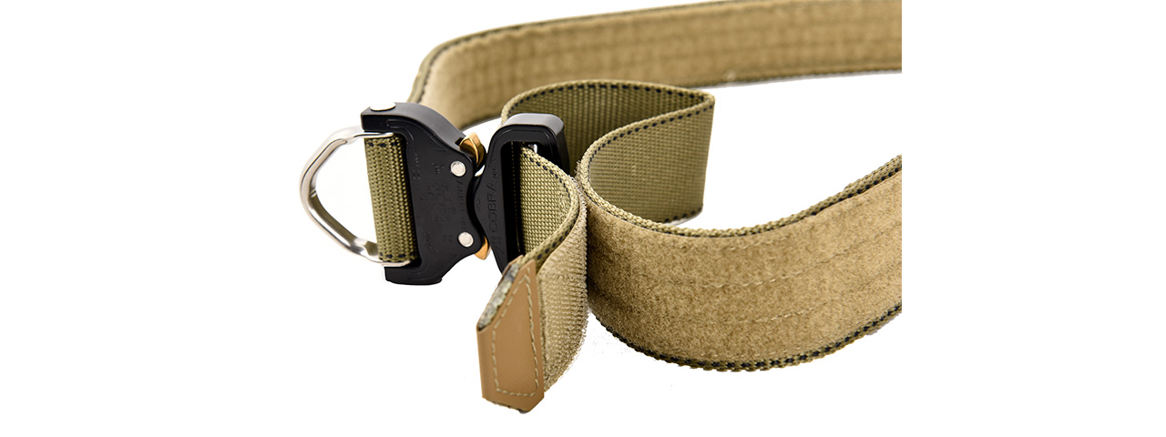 Emerson Gear Cobra 1.75" Tactical D-Ring Rigger Belt (KHAKI)
