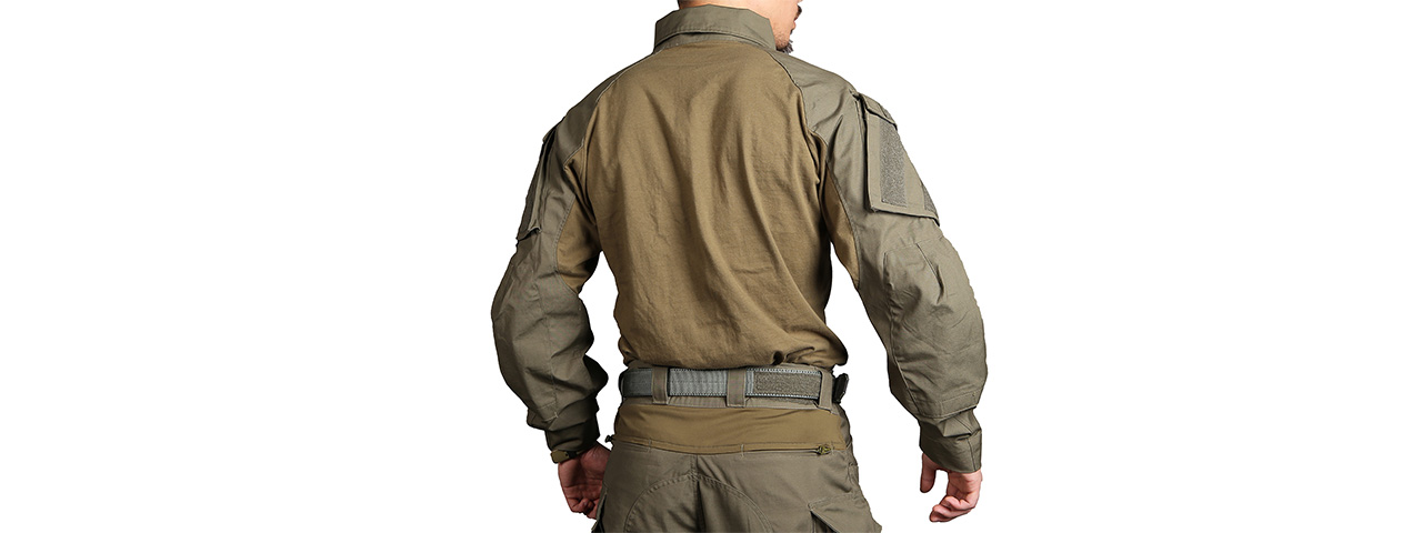 Emerson Gear Blue Label Combat Tactical BDU Shirt [Large] (RANGER GREEN) - Click Image to Close