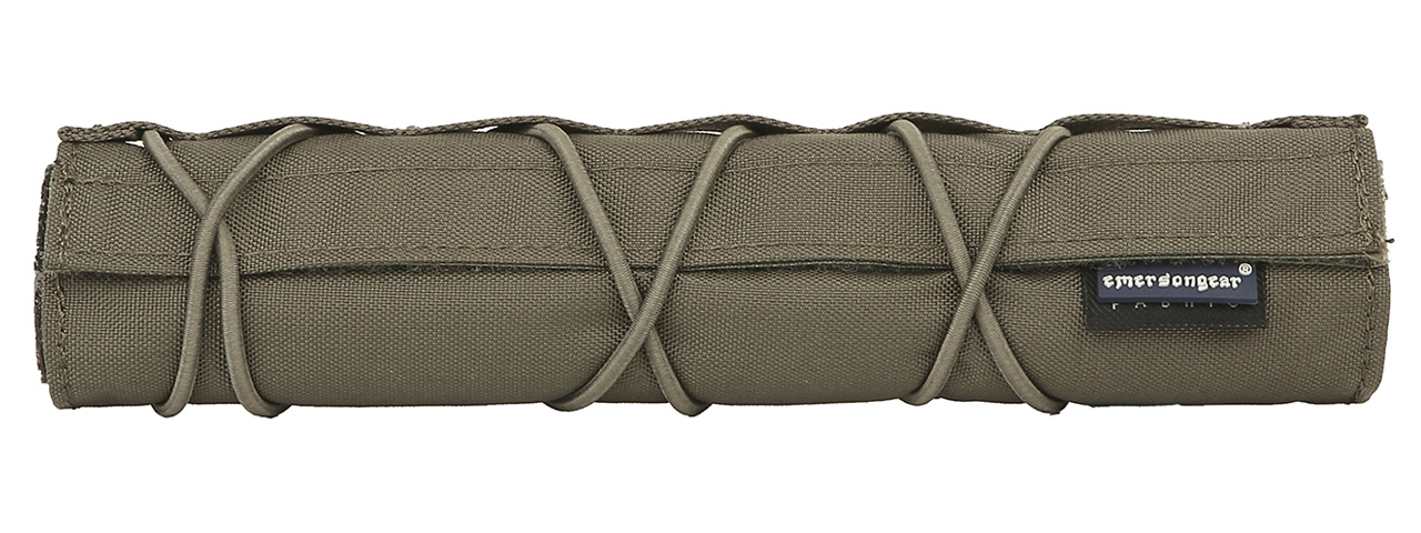 Emerson Gear Cordura 22cm Mock Airsoft Suppressor Cover (RANGER GREEN) - Click Image to Close