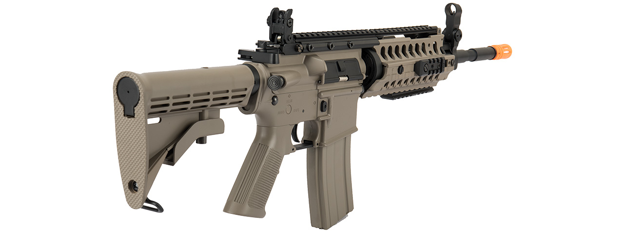 JG SR16 M4 Enhanced Carbine AEG Airsoft Rifle (TAN) - Click Image to Close