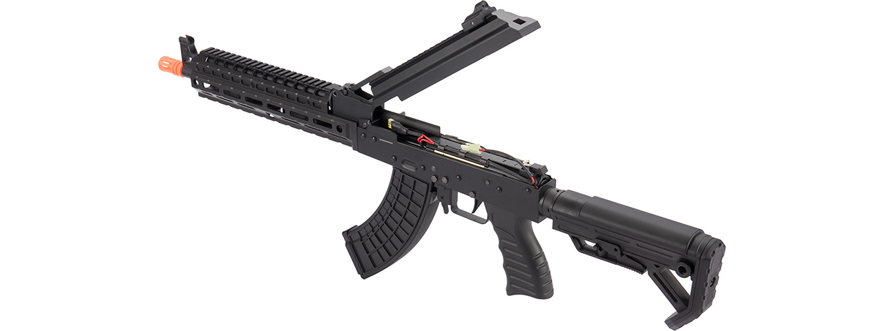 Golden Eagle F6841 AK Full Metal Airsoft AEG Rifle (BLACK) - Click Image to Close