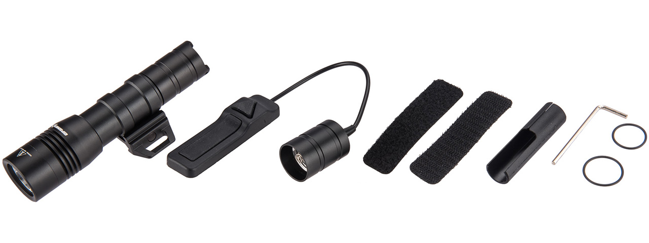 Opsmen FAST 502R WeaponLight 800-Lumen Flashlight for Picatinny Rail (BLACK) - Click Image to Close